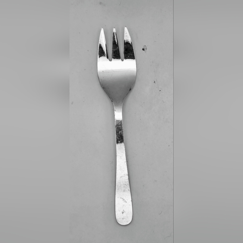 Vintage Silver Plated Flat Fork | Italian Desert Hor'deouvres | Made in Italy 5"